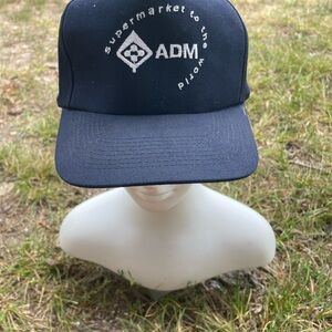 ADM Navy Blue Trucker Hat